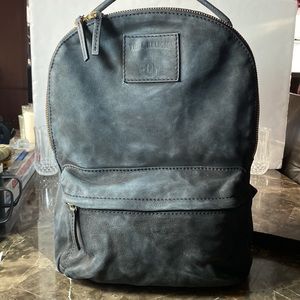 True Religion leather large/xl backpack- EUC! full size. SOFT leather!!